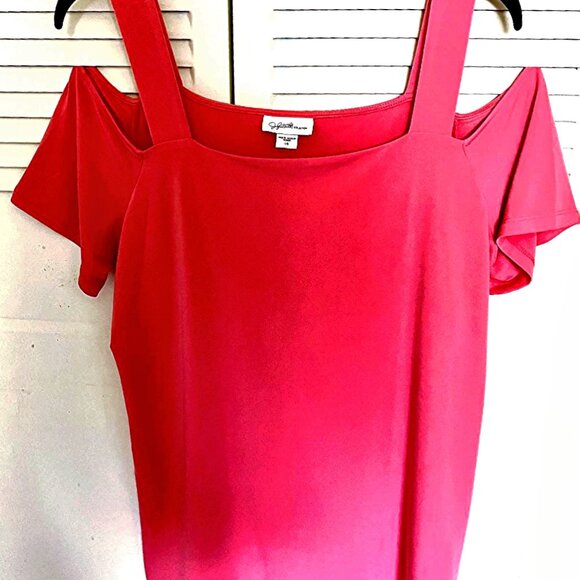 COLD SHOULDER TOP - Picture 1 of 2